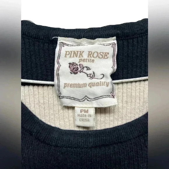 Pink Rose Petite Dress sz PM - Picture 5 of 6